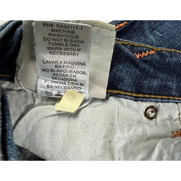 Virgin Only USA Embellished Lowrise Bootcut Jean  Women's 9  Y2K  Festival Jeans - Picture 11 of 13